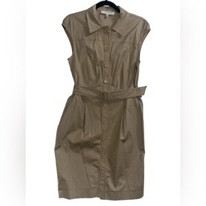 Vintage Midi Shirt Dress